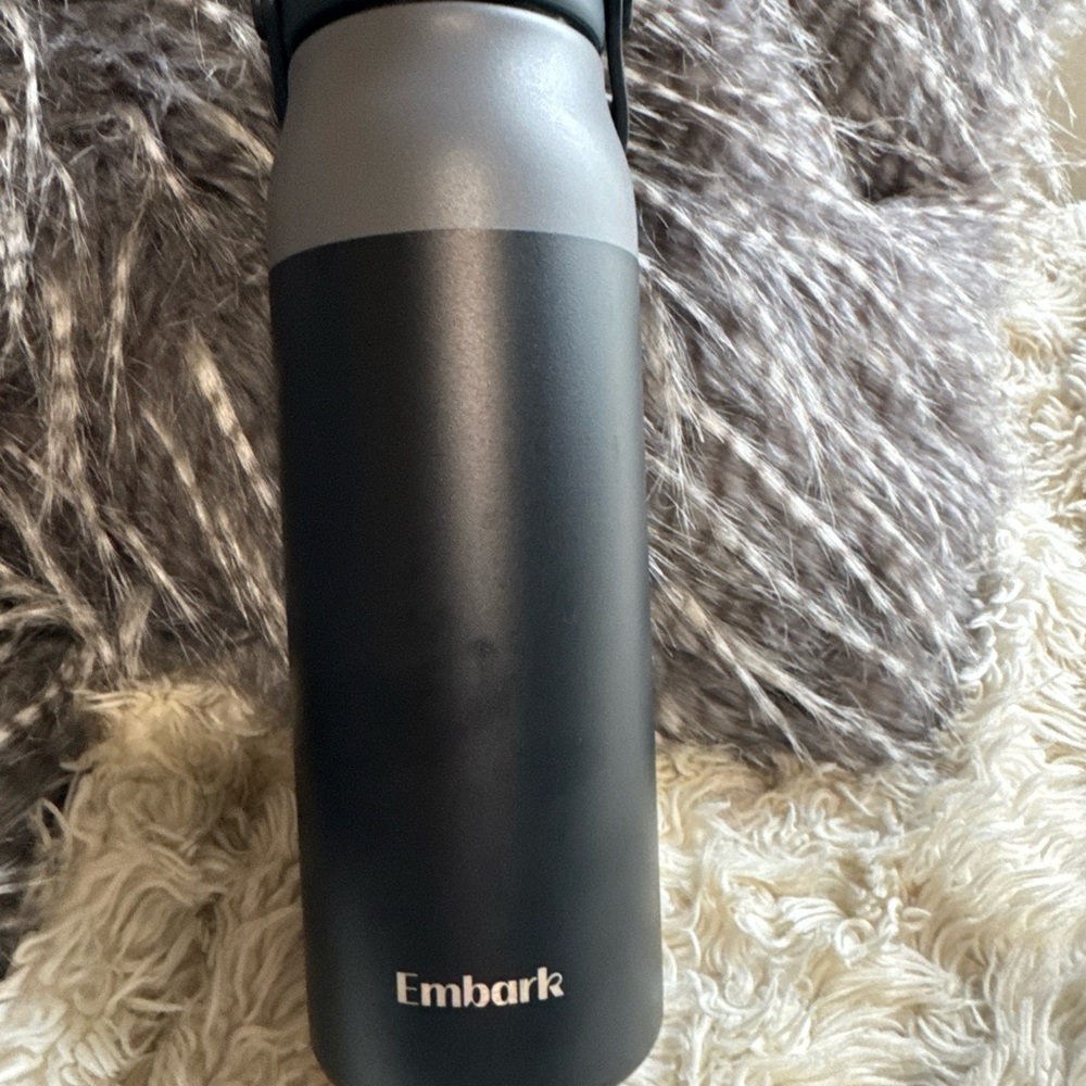 Embark Black and Gray Water Bottle